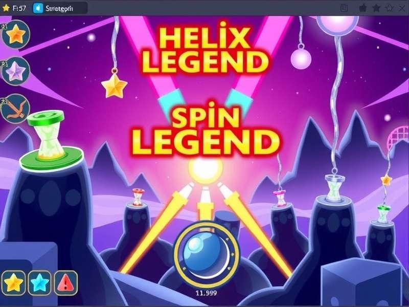 Helix Spin Legend Game Screenshot